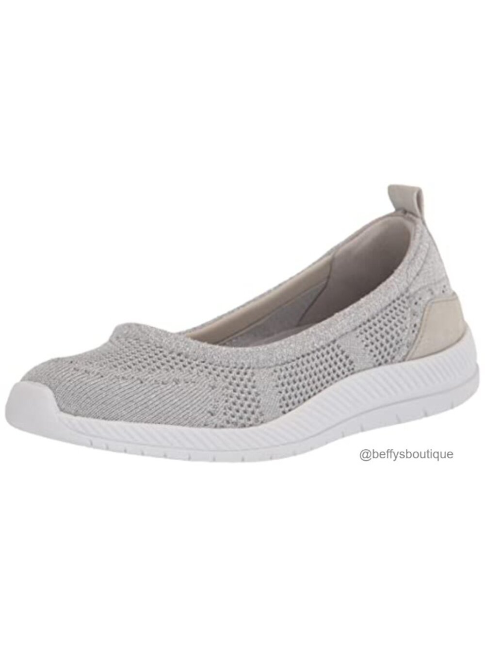 Easy Spirit Glitz Walking Shoes Arch Support Slip On Sneakers